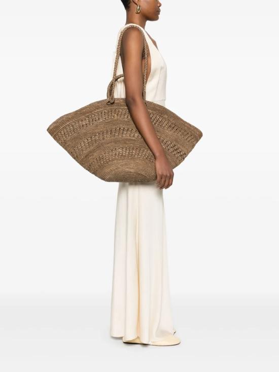 25SS 이벨리브 토트백 SOLDARLTEA Brown - IBELIV