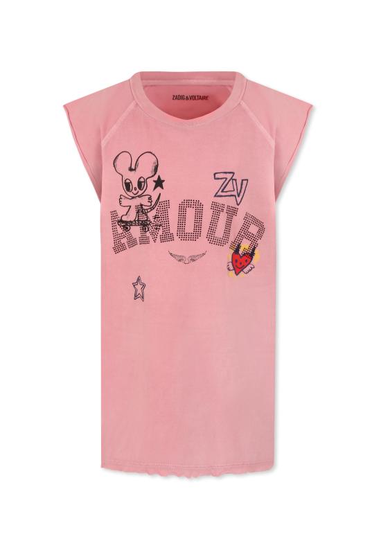 25SS [키즈] 자딕앤볼테르 티셔츠 X60315 44N PINK