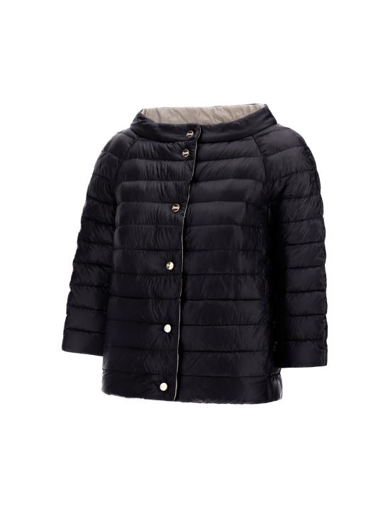25SS 에르노 나일론 울트라라이트 리버시블 케이프 PI0769D12017Z 9394 NERO GRIGIO - HERNO