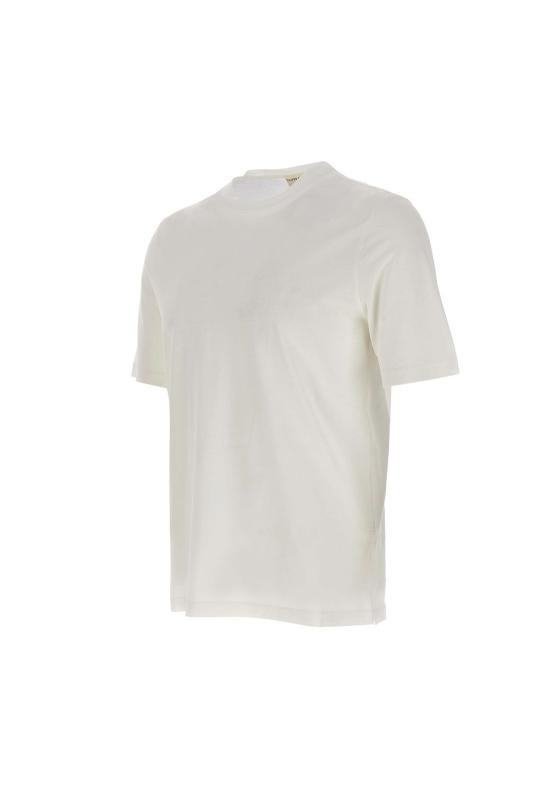 26SS 필리포 드 로렌티스 반팔 티셔츠 TSMCJCREPE U001 BIANCO - FILIPPO DE LAURENTIIS