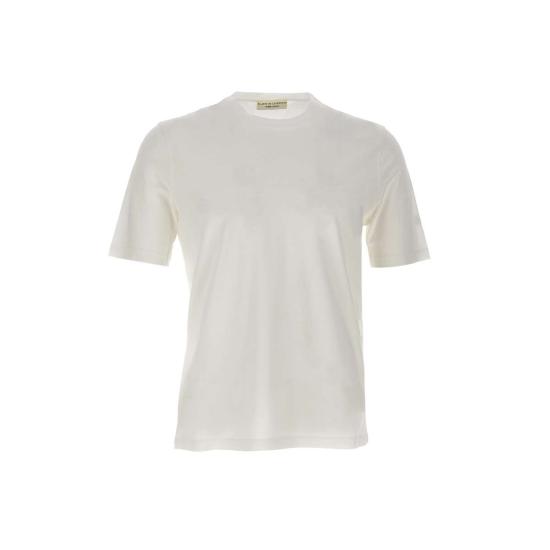 26SS 필리포 드 로렌티스 반팔 티셔츠 TSMCJCREPE U001 BIANCO - FILIPPO DE LAURENTIIS