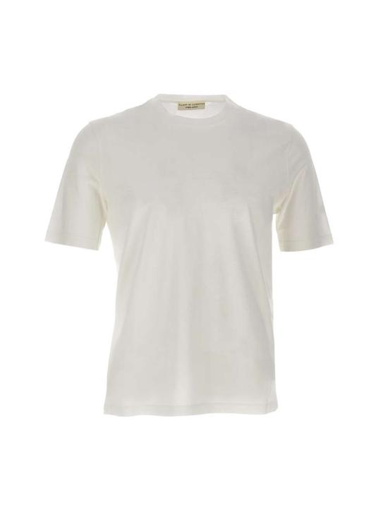 26SS 필리포 드 로렌티스 반팔 티셔츠 TSMCJCREPE U001 BIANCO - FILIPPO DE LAURENTIIS