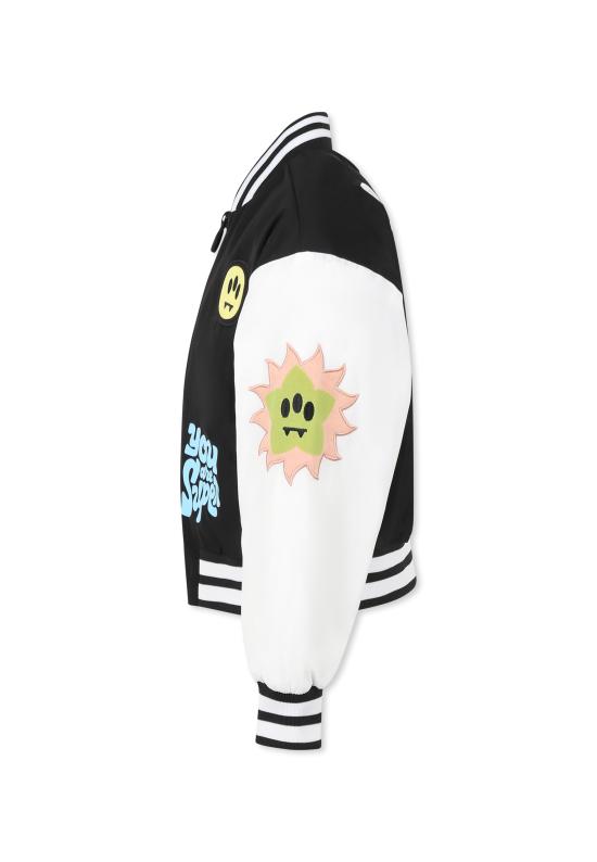 25SS [키즈] 바로우 봄버 자켓 S5BKJUBO016 110 BLACK - BARROW