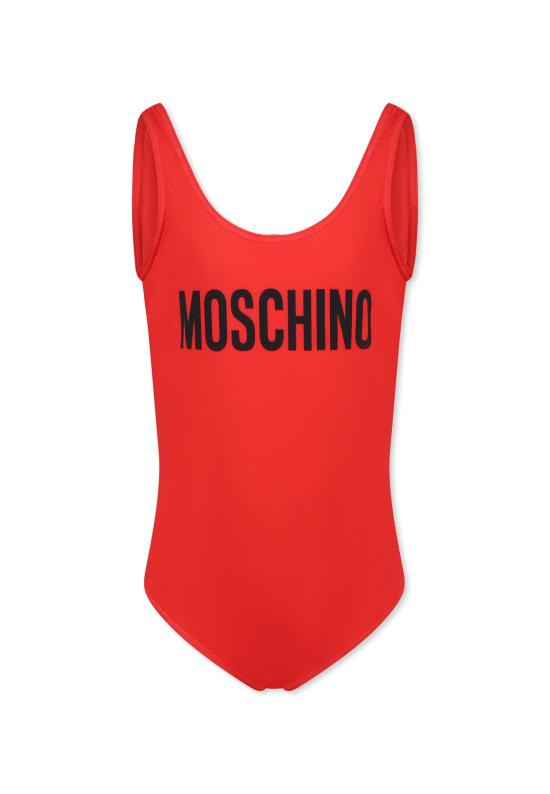 25SS [키즈] 모스키노 원피스 수영복 HDL013 LKA00 50109 RED