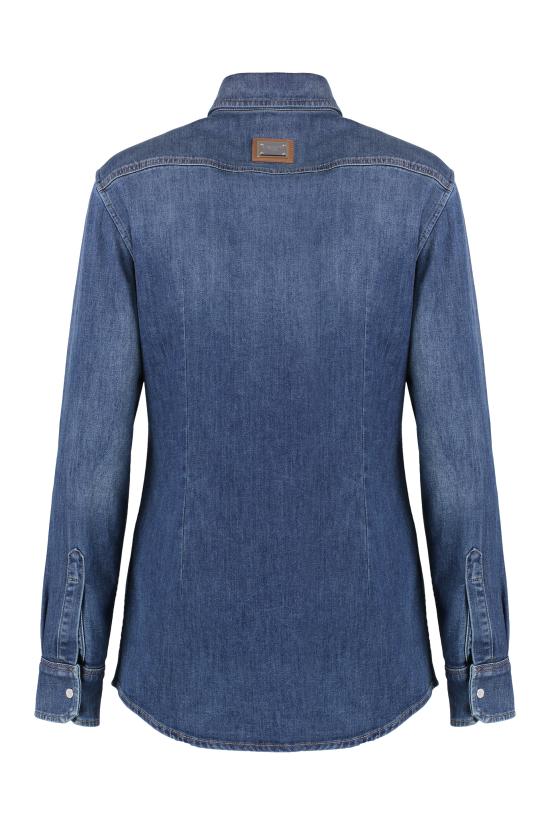 25SS 돌체앤가바나 반팔 티셔츠 F5T34DG8MS1 S9001 Denim - DOLCE & GABBANA