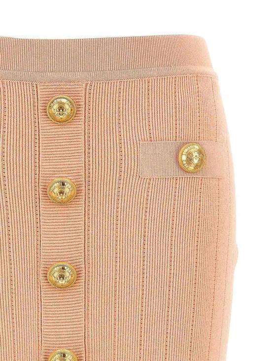  발망 스커트 EF1LB290KB070LB Nude Neutrals - BALMAIN