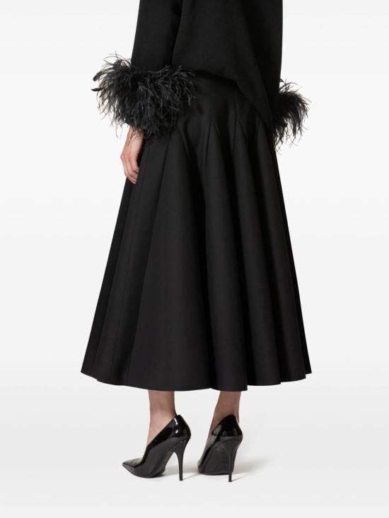  발렌티노 가라바니 스커트 5B0RAC181CF0NO Black - VALENTINO GARAVANI