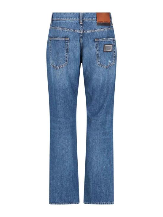 26SS 돌체앤가바나 스트레이트 팬츠 GP02XDG8ME8S9001 Blue - DOLCE & GABBANA