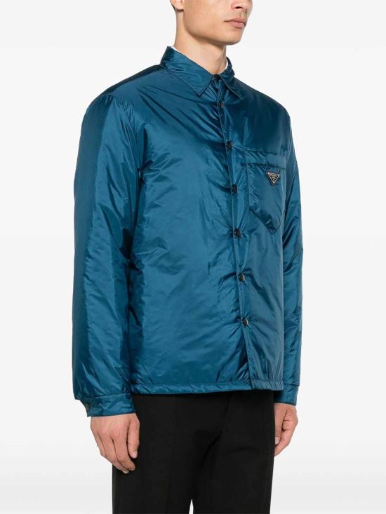  프라다 긴팔 셔츠 SC554MS2211WQ9F0AFC Dark Blue - PRADA