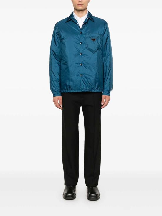  프라다 긴팔 셔츠 SC554MS2211WQ9F0AFC Dark Blue - PRADA