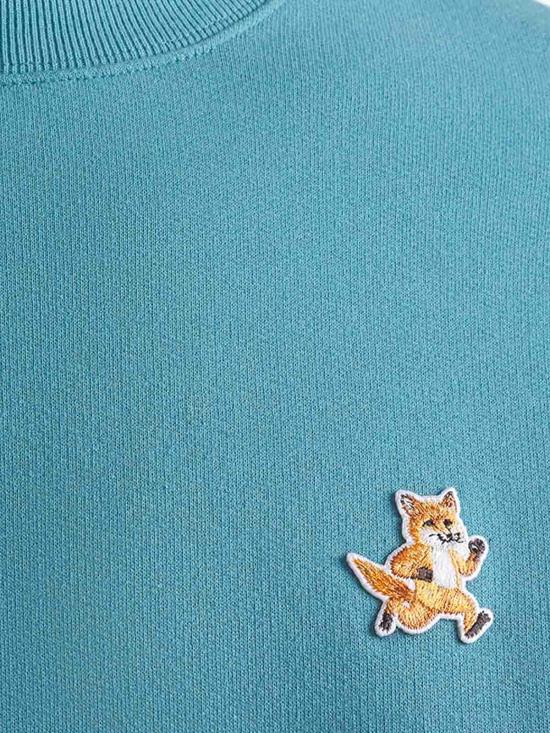  메종키츠네 스피디 폭스 패치 컴포트 스웨트셔츠  MM00313KM0307P456 Blue - MAISON KITSUNE