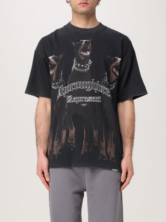 26SS 리프레젠트 반팔 티셔츠 MLM41135 003 Black