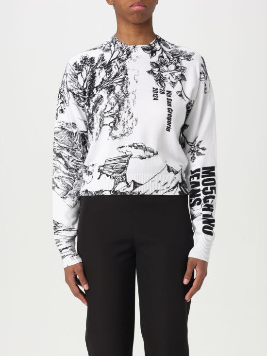 25SS 모스키노 스웨터 09013200 1002 White