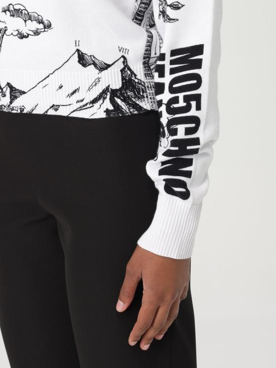 25SS 모스키노 스웨터 09013200 1002 White - MOSCHINO