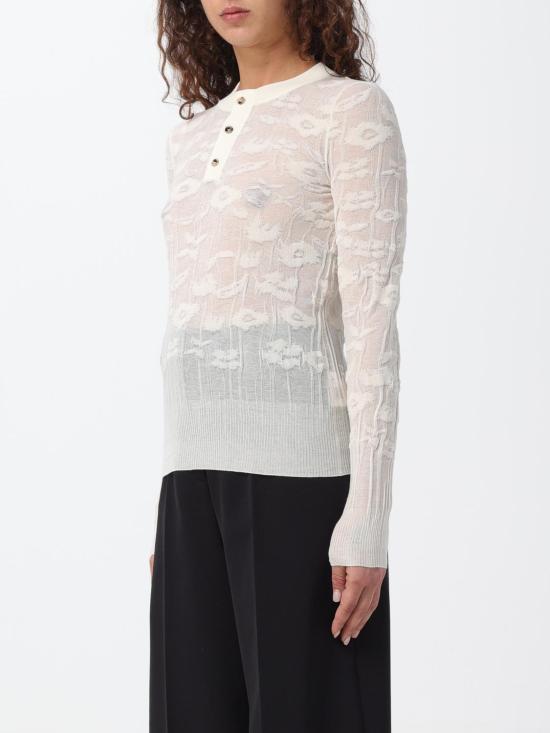  보테가베네타 스웨터 772543V3MM9 071 White - BOTTEGA VENETA