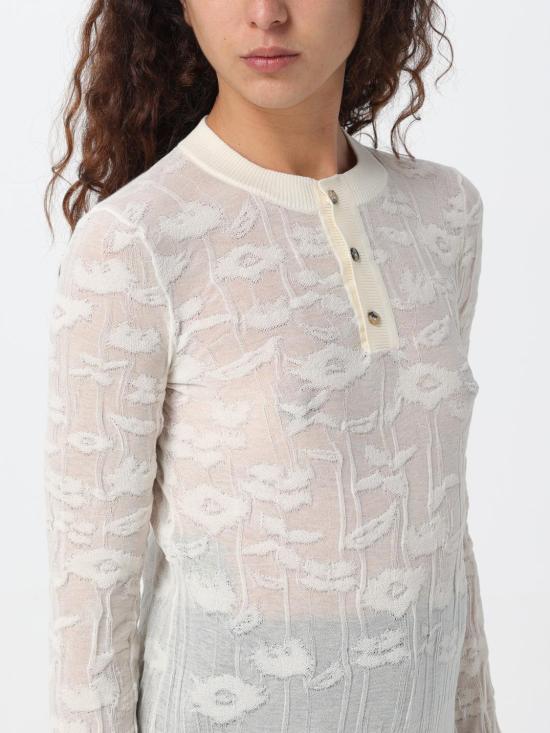  보테가베네타 스웨터 772543V3MM9 071 White - BOTTEGA VENETA