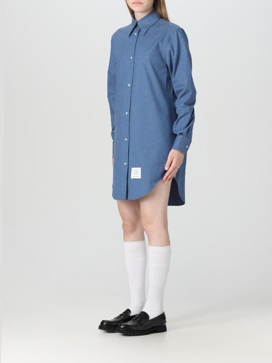  톰브라운 롱 원피스 FDSE33AF0351 440 Blue - THOM BROWNE