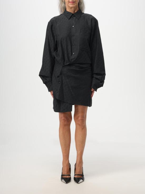 25FW 오프화이트 숏 원피스 OWDG005F23FAB001 1010 Black