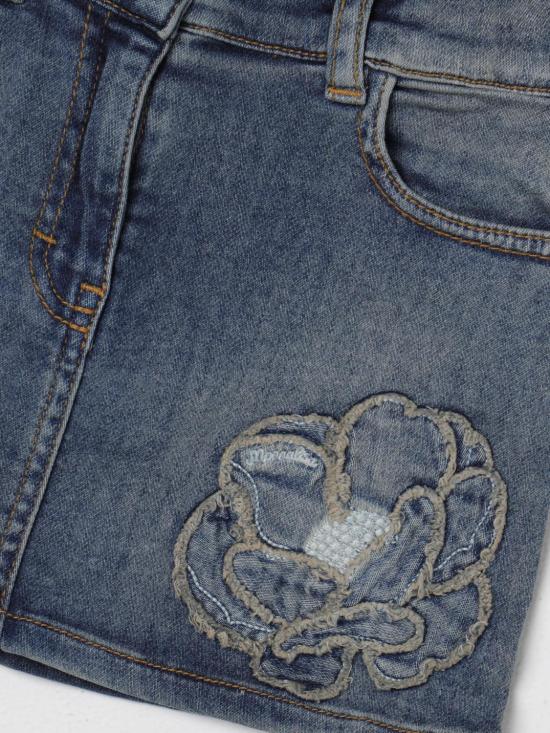 25FW [키즈] 모나리자 스커트 19B7002029 5502 Denim - MONNALISA