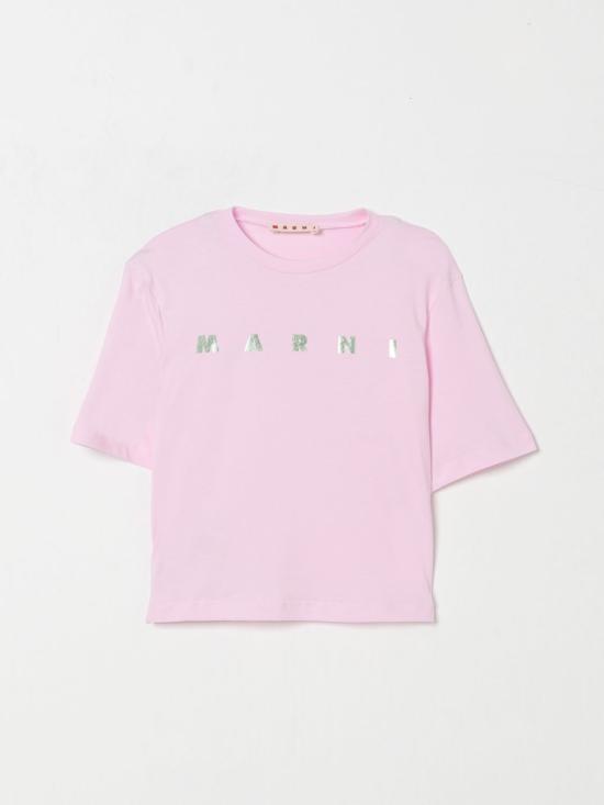 25SS [키즈] 마르니 티셔츠 M01317M00HZ 0M347 Pink