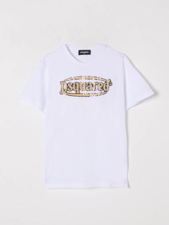 25FW [키즈] 디스퀘어드2 티셔츠 DQ2741D0015 DQ100 White