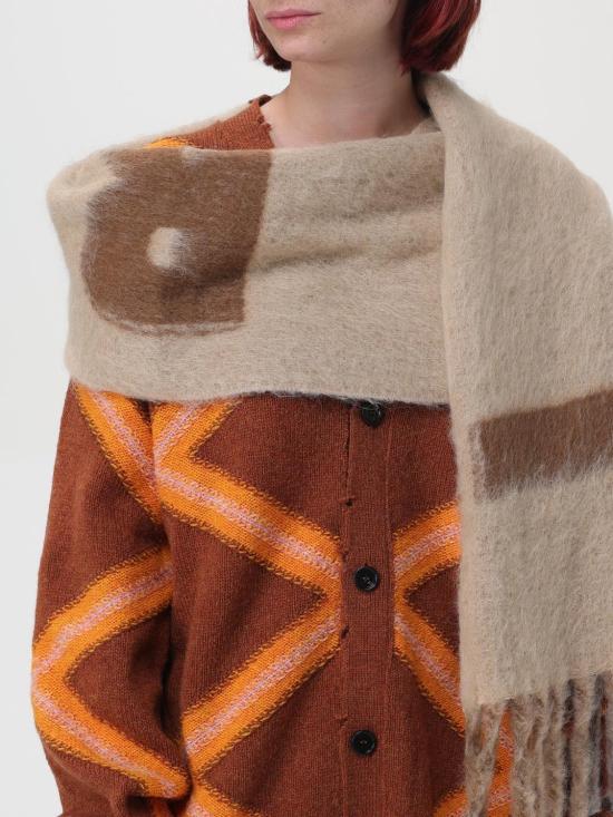 24FW 마르니 머플러/스카프 SCMC0103A0UAW017 JQW60 Brown - MARNI