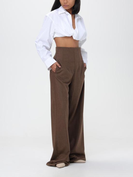  자크뮈스 블라우스 233SH0421454 100 White - JACQUEMUS