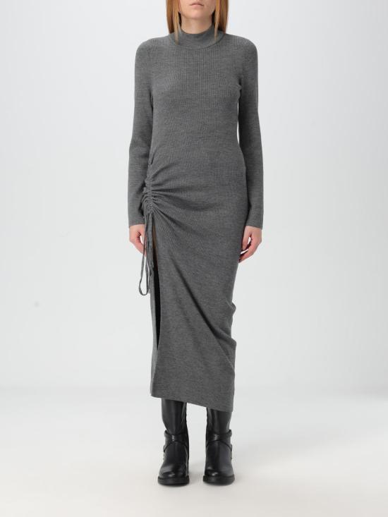 24FW 마이클 코어스 롱 원피스 MF482LZ4VR 071 Grey