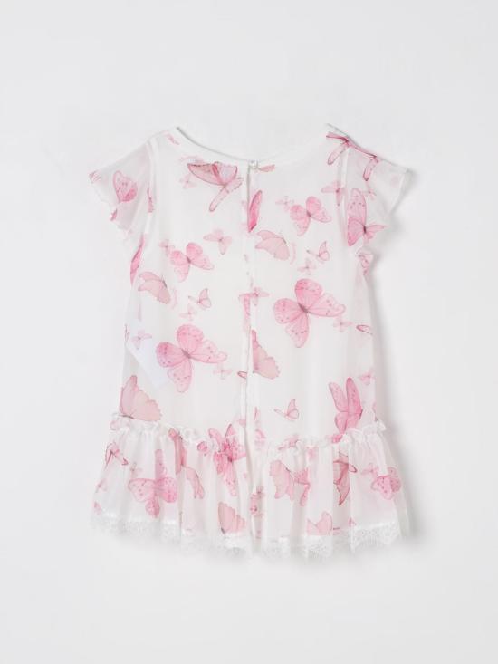 25FW [키즈] 모나리자 탑 71E3005620 0190 White - MONNALISA