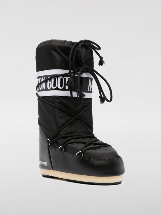 25FW 문부츠 아이콘 나일론 부츠 80D1400440 N001 Black - MOON BOOT