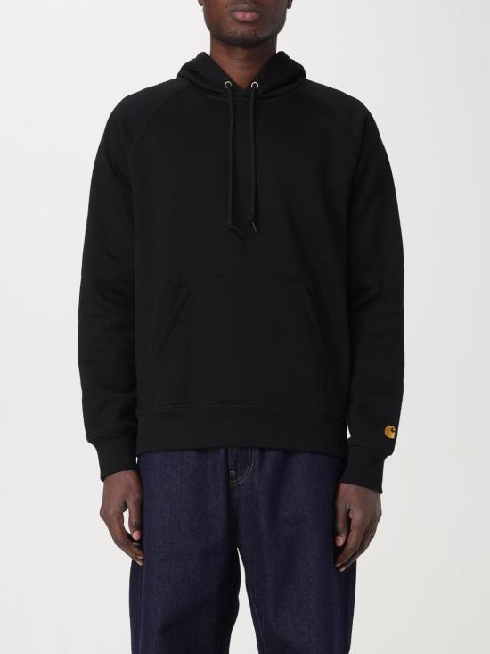 25FW 칼하트 WIP 체이스 후드 티셔츠 I033661 00FXX Black