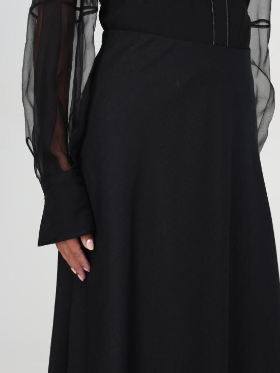 24FW 브루넬로 쿠치넬리 스커트 MG912G3634 C101 Black - BRUNELLO CUCINELLI