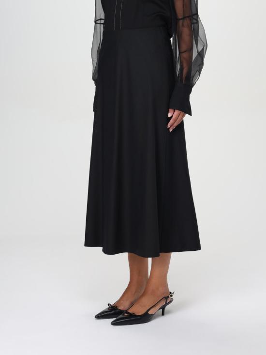 24FW 브루넬로 쿠치넬리 스커트 MG912G3634 C101 Black - BRUNELLO CUCINELLI