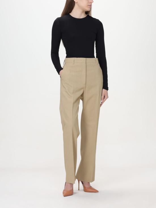  스포트막스 스트레이트 팬츠 2412131132600 004 Beige - SPORTMAX
