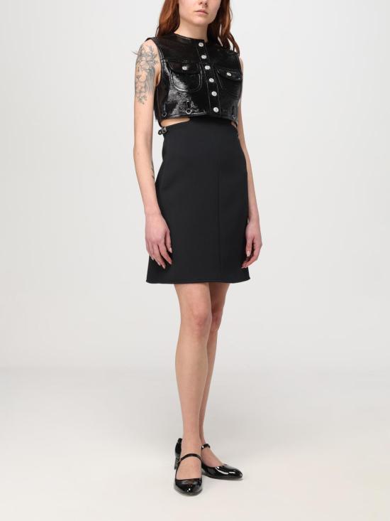  쿠레쥬 롱 원피스 124CRO369PL0007 9999 Black - COURREGES