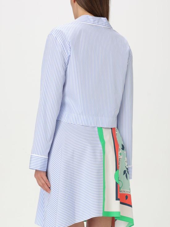 25SS 모스키노 셔츠 02083725 2303 Gnawed Blue - MOSCHINO