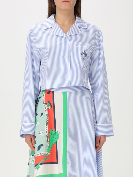 25SS 모스키노 셔츠 02083725 2303 Gnawed Blue