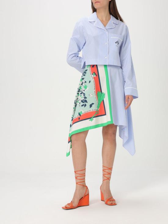 25SS 모스키노 셔츠 02083725 2303 Gnawed Blue - MOSCHINO