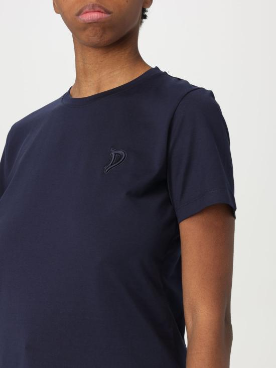 25FW 돈답 반팔 티셔츠 S746JF0271DFZ4 890 Blue - DONDUP