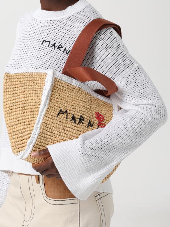 24FW 마르니 토트백 SHMP0121L0P6769 ZO761 Beige - MARNI