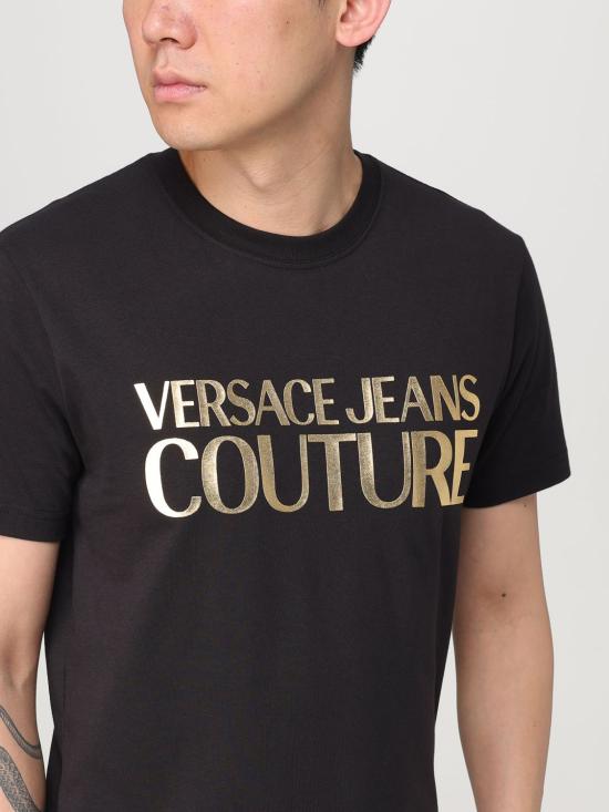 25SS 베르사체 반팔 티셔츠 78GAHT05CJ00T G89 Black - VERSACE