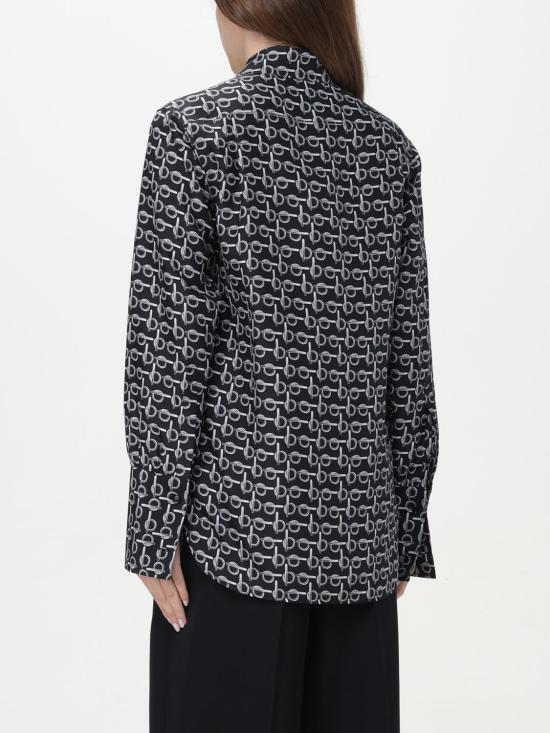 25FW 버버리 프린트 실크 셔츠  8090732 Silver - BURBERRY