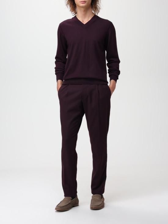  파올로페코라 스웨터 A009F001 4551 Burgundy - PAOLO PECORA
