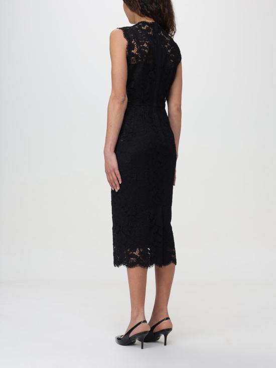  돌체앤가바나 롱 원피스 F6H0ZTFLRE1 N0000 Black - DOLCE & GABBANA