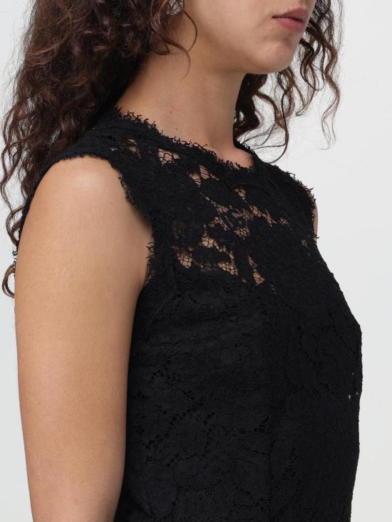  돌체앤가바나 롱 원피스 F6H0ZTFLRE1 N0000 Black - DOLCE & GABBANA