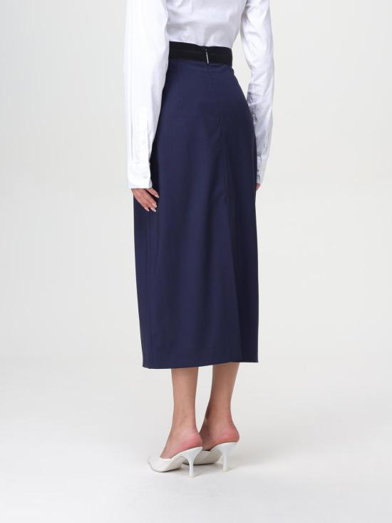 24FW 엠에스지엠 스커트 3741MDD23247506 88 Blue - MSGM