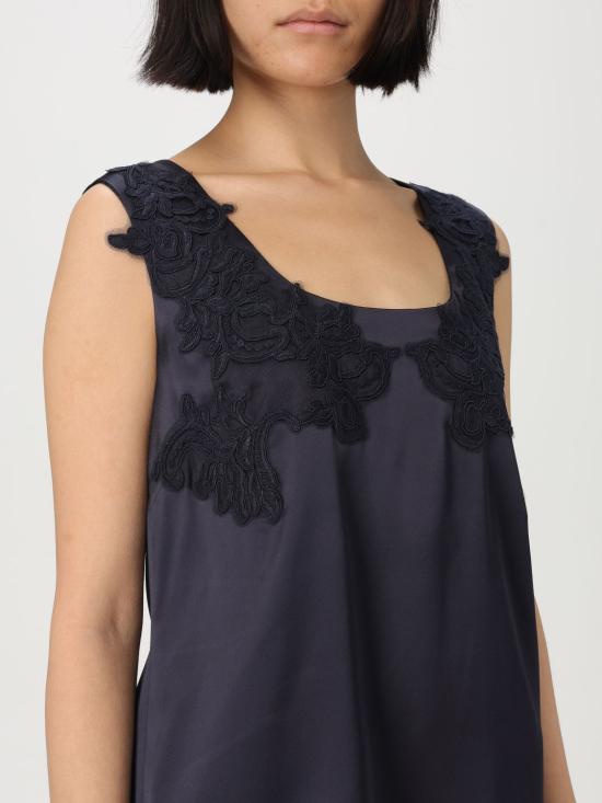 25FW 알베르타 페레티 민소매 티셔츠 08031618 8510 Blue - ALBERTA FERRETTI