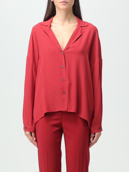 25FW 파트리지아페페 블라우스 8C0649A8I1 R799 Burgundy