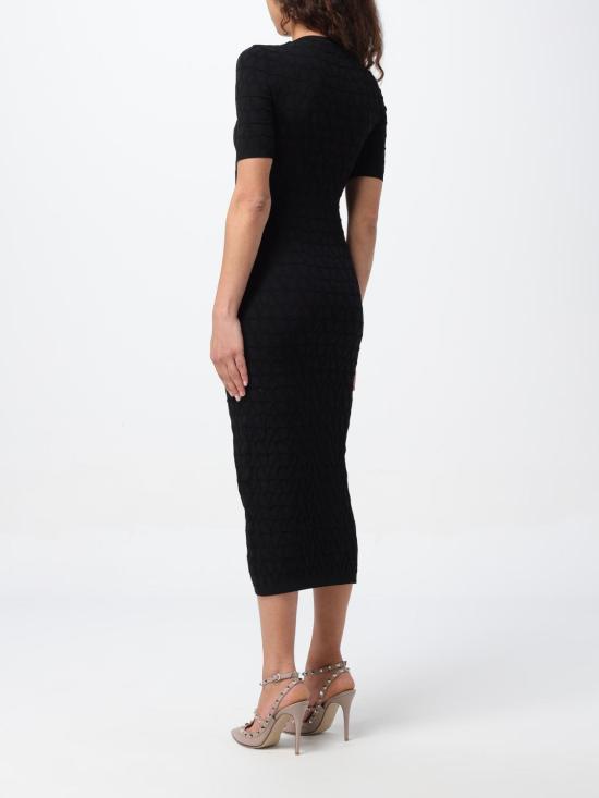  발렌티노 가라바니 롱 원피스 4B3KD11T8F5 0NO Black - VALENTINO GARAVANI