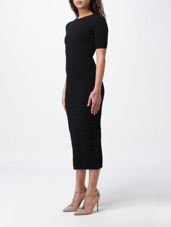  발렌티노 가라바니 롱 원피스 4B3KD11T8F5 0NO Black - VALENTINO GARAVANI